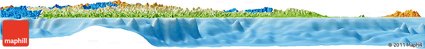 Physical Horizon Map of Central, political outside