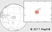 Blank Location Map of Central, highlighted country, within the entire country