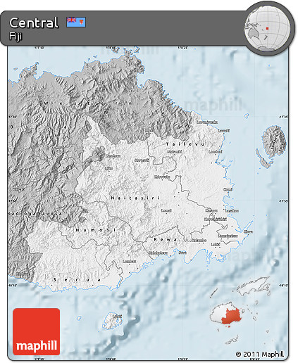 Gray Map of Central