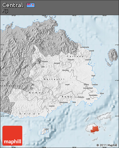 Gray Map of Central