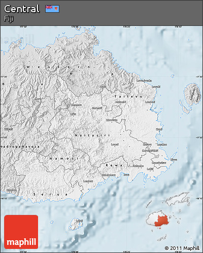 Silver Style Map of Central