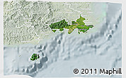 Satellite 3D Map of Rewa, lighten