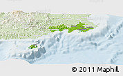 Physical Panoramic Map of Rewa, lighten