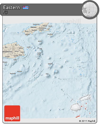 Classic Style 3D Map of Eastern