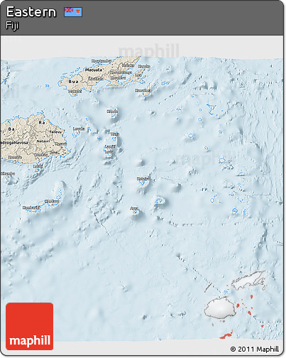 Classic Style 3D Map of Eastern