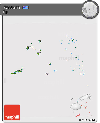 Satellite 3D Map of Eastern, cropped outside