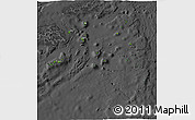 Satellite 3D Map of Eastern, darken, desaturated