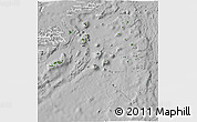 Satellite 3D Map of Eastern, lighten, desaturated
