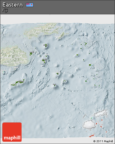 Satellite 3D Map of Eastern, lighten