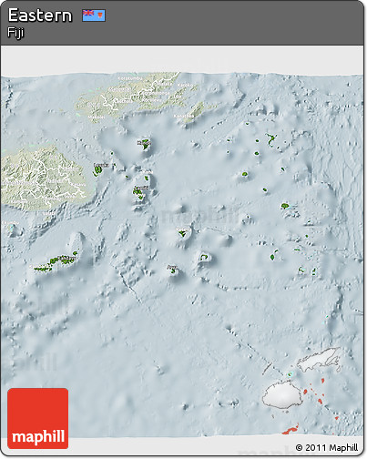 Satellite 3D Map of Eastern, lighten