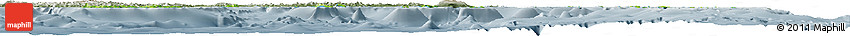 Physical Horizon Map of Eastern, semi-desaturated