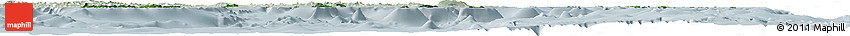 Satellite Horizon Map of Eastern, lighten