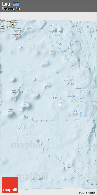 Classic Style 3D Map of Lau