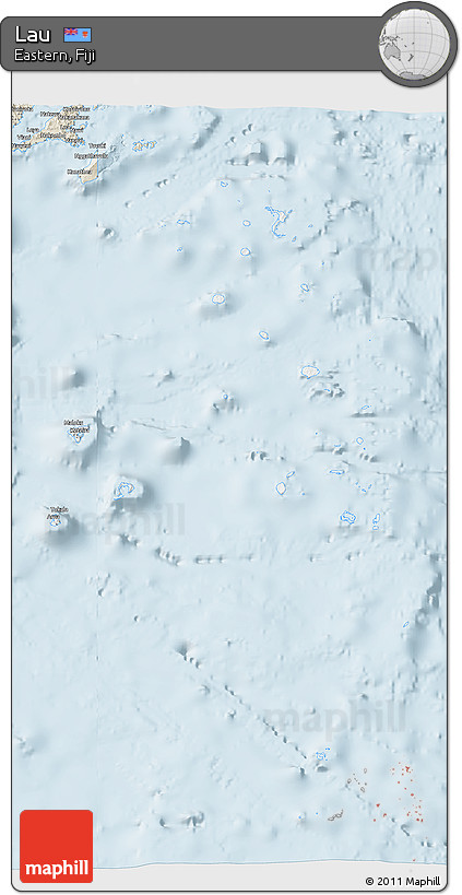 Classic Style 3D Map of Lau