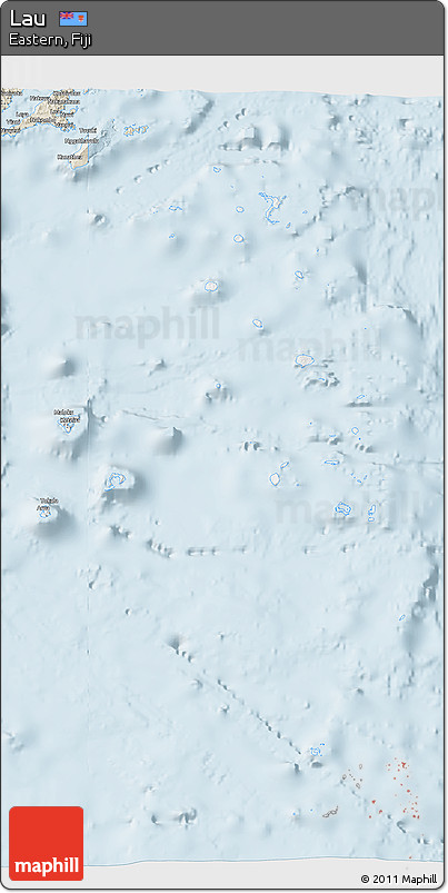 Classic Style 3D Map of Lau