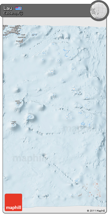 Gray 3D Map of Lau