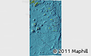 Physical 3D Map of Lau, satellite outside