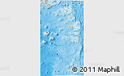 Political 3D Map of Lau, shaded relief outside