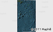 Satellite 3D Map of Lau, darken