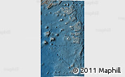 Shaded Relief 3D Map of Lau, darken