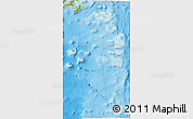 Shaded Relief 3D Map of Lau, physical outside
