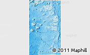 Shaded Relief 3D Map of Lau, political outside