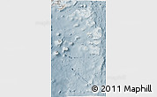Shaded Relief 3D Map of Lau, semi-desaturated