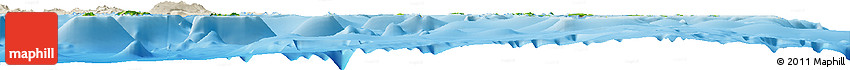 Physical Horizon Map of Lau, shaded relief outside