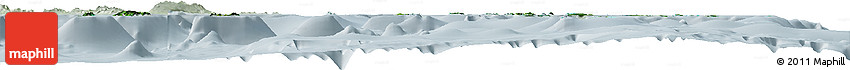 Satellite Horizon Map of Lau, lighten