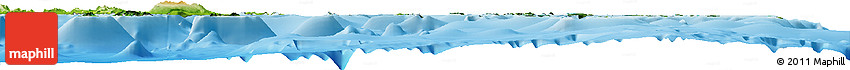 Satellite Horizon Map of Lau, physical outside