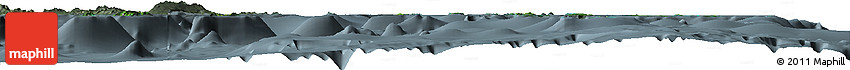Satellite Horizon Map of Lau, semi-desaturated