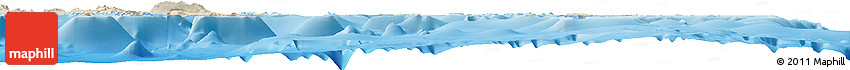 Shaded Relief Horizon Map of Lau