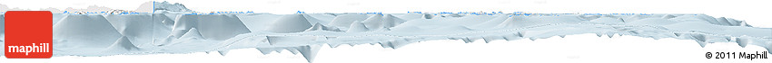 Silver Style Horizon Map of Lau, single color outside