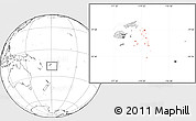 Blank Location Map of Lau, highlighted country, highlighted parent region
