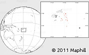 Blank Location Map of Lau, highlighted parent region