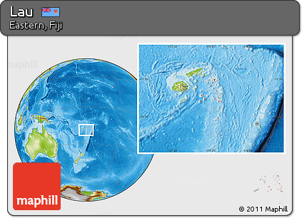 Physical Location Map of Lau