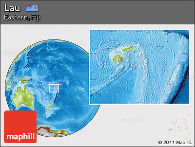 Physical Location Map of Lau