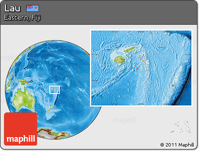 Physical Location Map of Lau