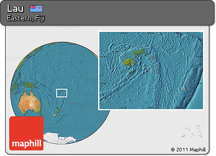 Satellite Location Map of Lau