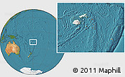 Satellite Location Map of Lau, highlighted country