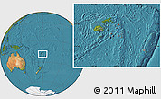 Satellite Location Map of Lau