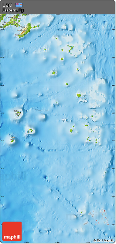 Physical Map of Lau