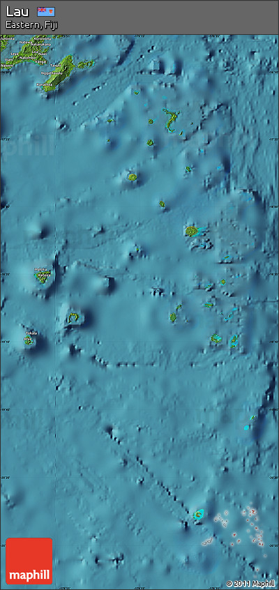 Satellite Map of Lau