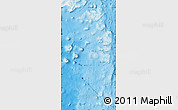 Shaded Relief Map of Lau, single color outside