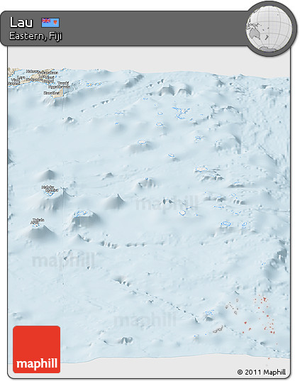 Classic Style Panoramic Map of Lau