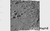 Satellite Panoramic Map of Lau, desaturated