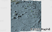 Satellite Panoramic Map of Lau, semi-desaturated