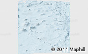 Silver Style Panoramic Map of Lau, single color outside
