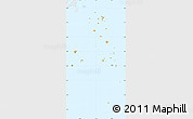 Political Simple Map of Lau, single color outside