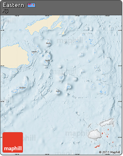 Classic Style Map of Eastern, single color outside